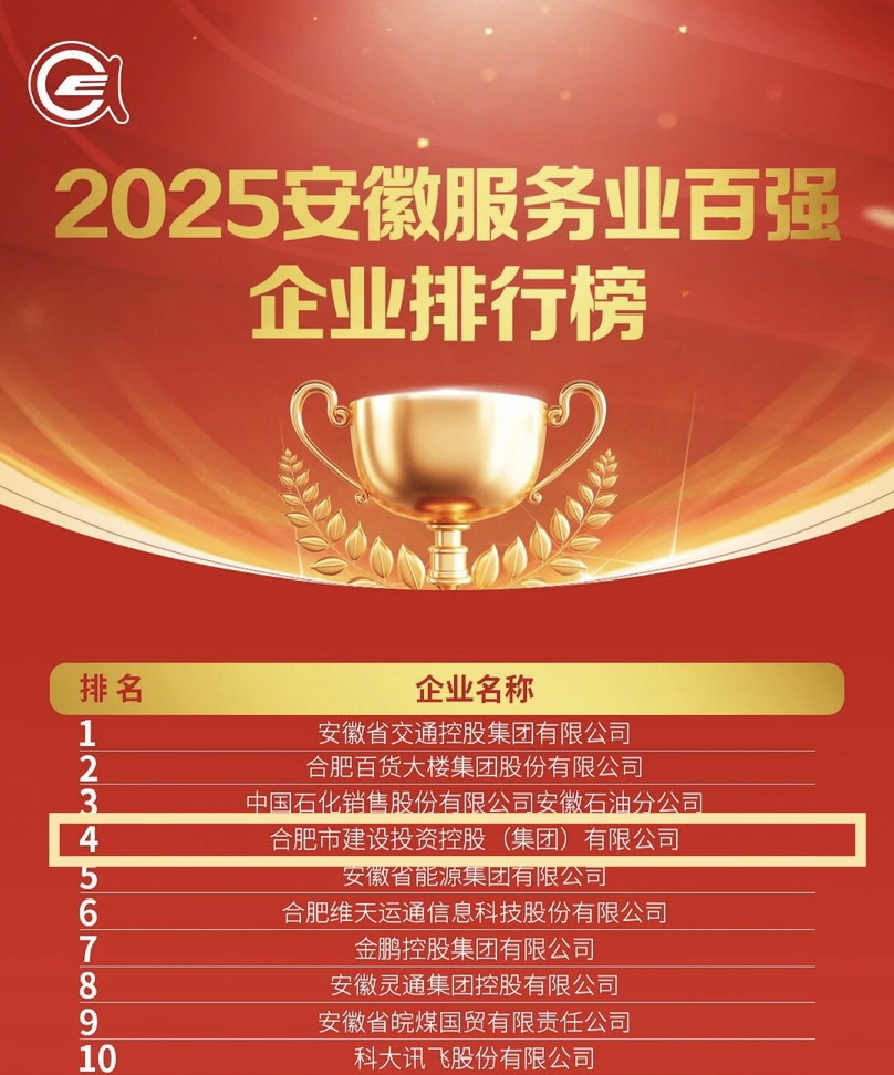 2.2025安徽服務業百強企業